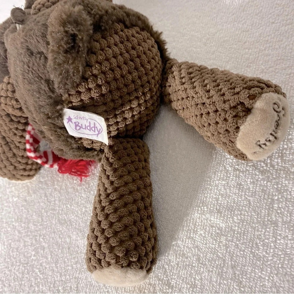 Scentsy Buddy Magnus Moose Christmas 2013 Reindeer with Red  Scarf Plush - Picture 6 of 13